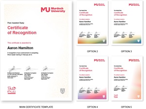 Thumbnail showing certificates