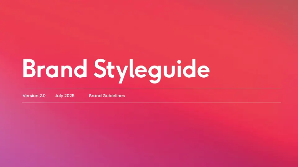 Cover of Brand Styleguide