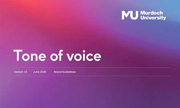 Tone of Voice Guide cover