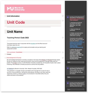 Thumbnail showing unit outline cover