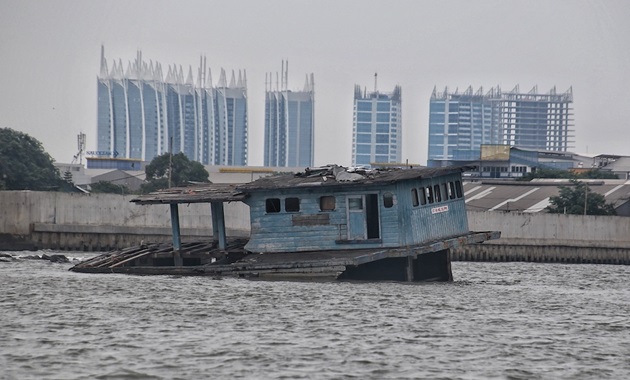old building in harbor