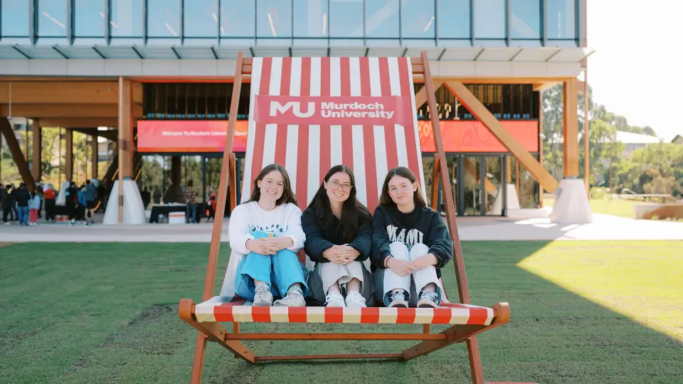Future students enjoying a Murdoch University event