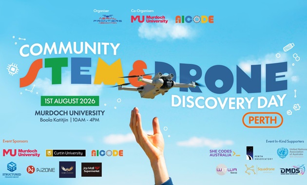 Community STEM & Drone Discovery Day Background Banner - AICODE (1)