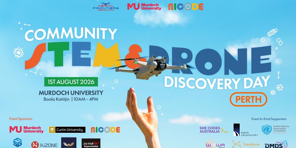 Community STEM & Drone Discovery Day Background Banner - AICODE (1)