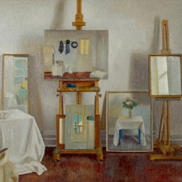 Artwork by Richard GUNNING, Studio with Paintings, 2005