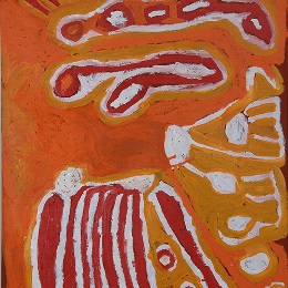 Artwork by Nora NANGAPA, Kunawarritji, 2007