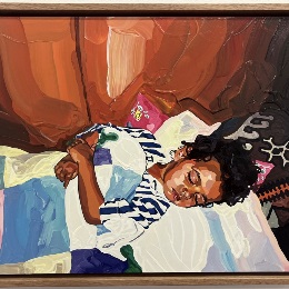 Thea Anamara's portrait of PERKINS, Sisters I