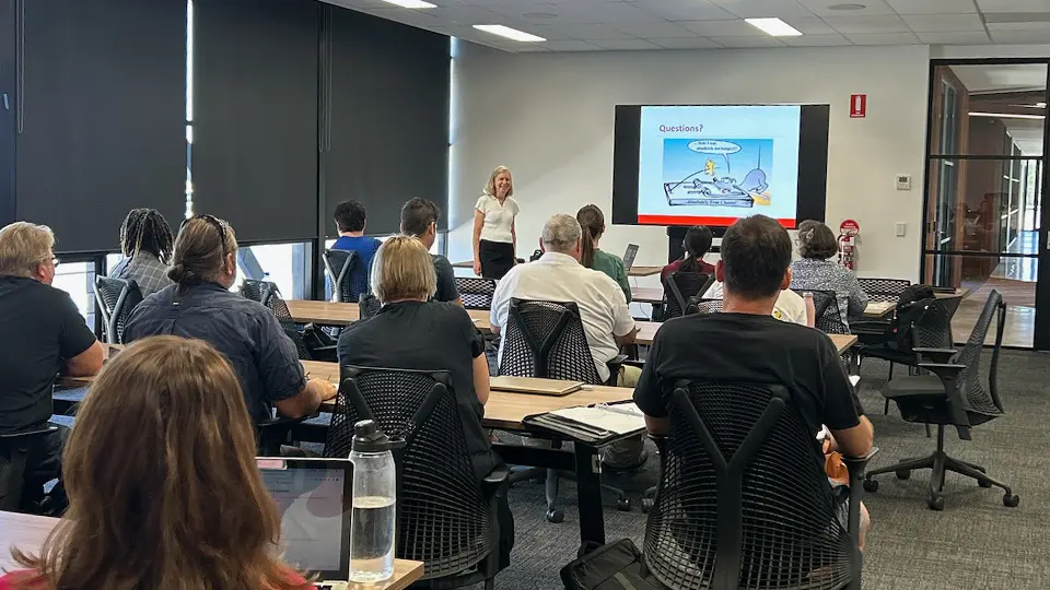 Interior classroom setting