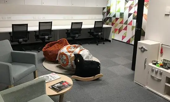 Parents' room at the Perth campus