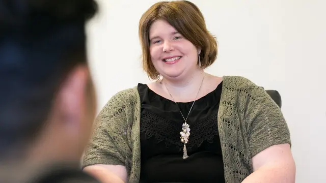 Patient in an appointment.