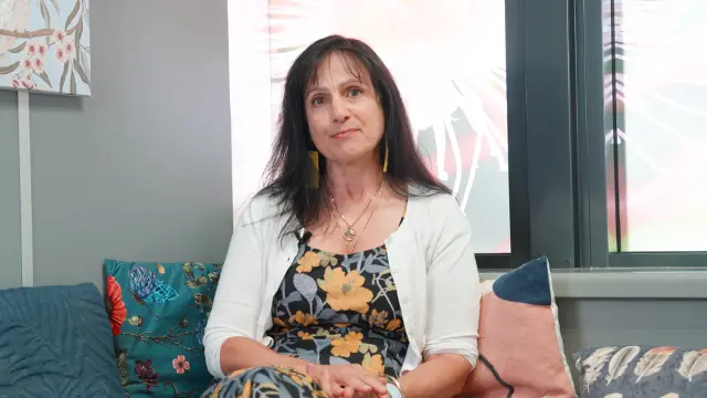 Murdoch University Creative Arts Therapies Graduate sat in the Caladenia Clinic