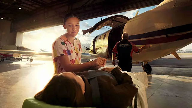 Murdoch nurse with RFDS
