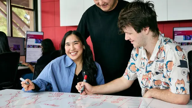 Murdoch University students in computer lab