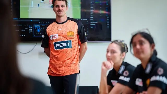 Perch scorchers staff speaking