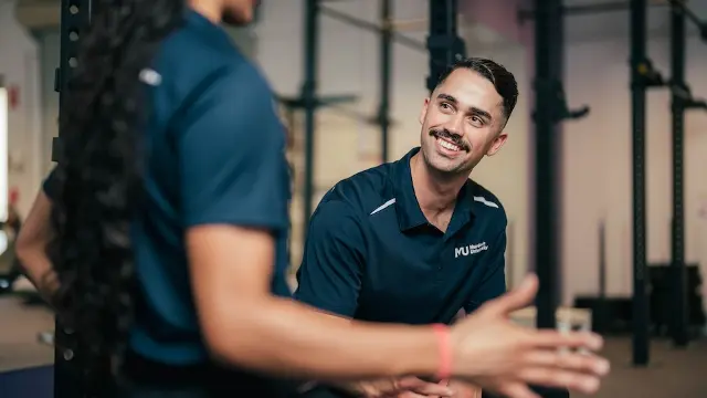 Murdoch University allied health students talking