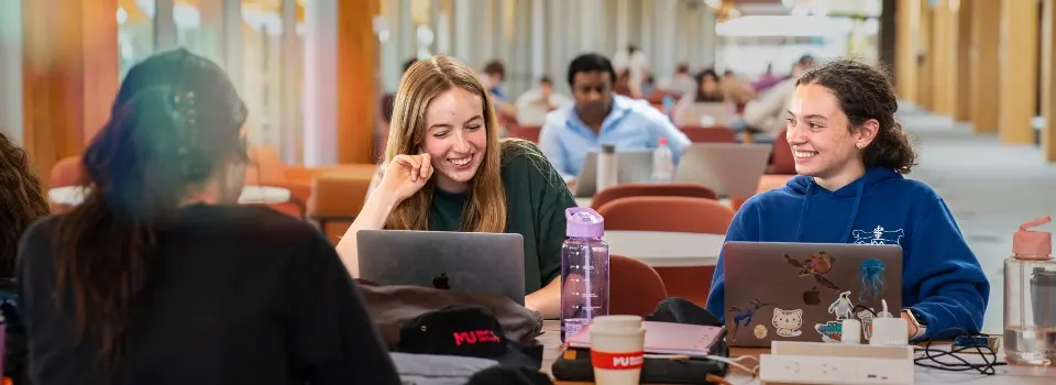 Students studying in BK