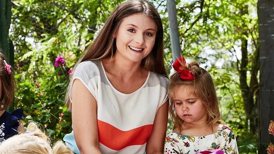 Murdoch University education student with children