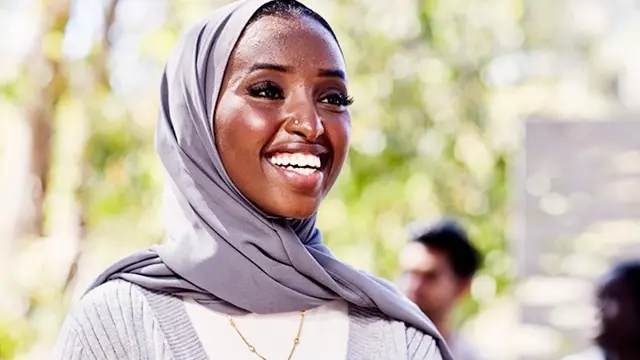 Murdoch University student smiling