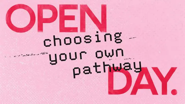 Open day pathway poster