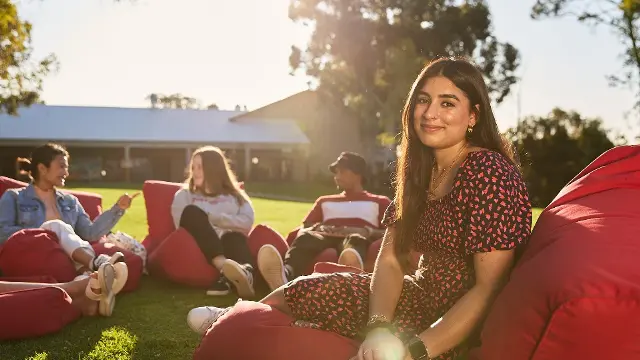 Murdoch University students at bush court