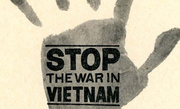 'Stop the war in Vietnam' book cover