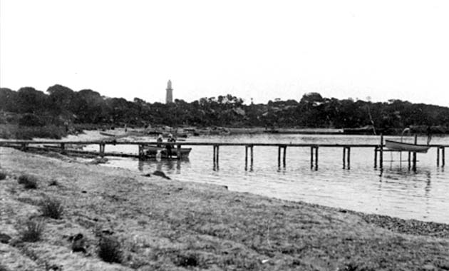 Photograph of Rottnest island in black and white