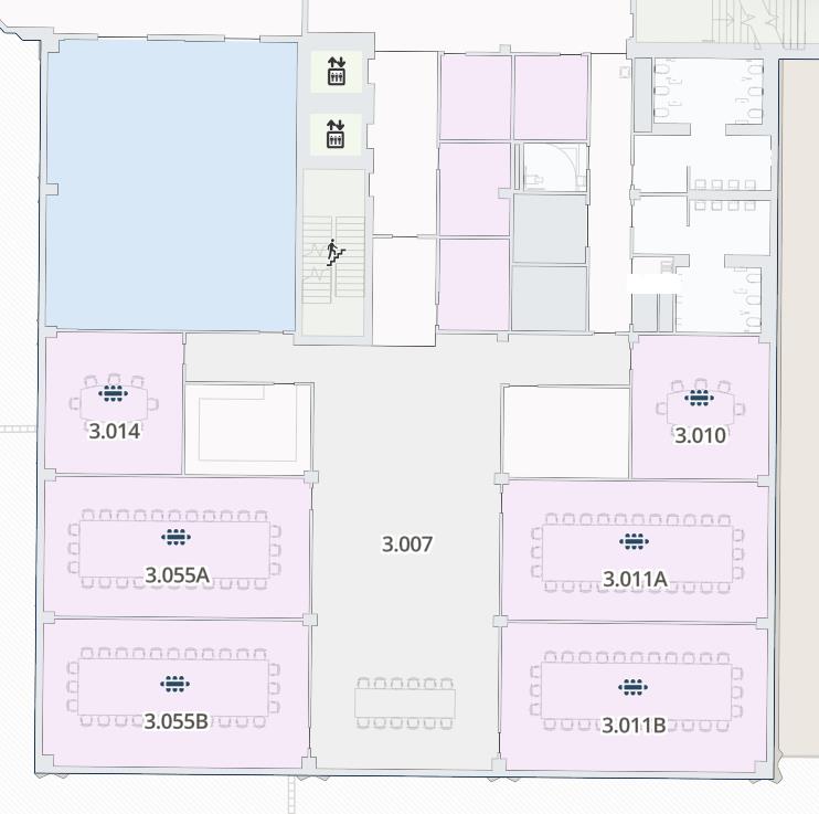 Floor plan screenshot of BK Level 3