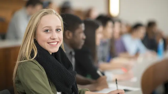 students in lecture