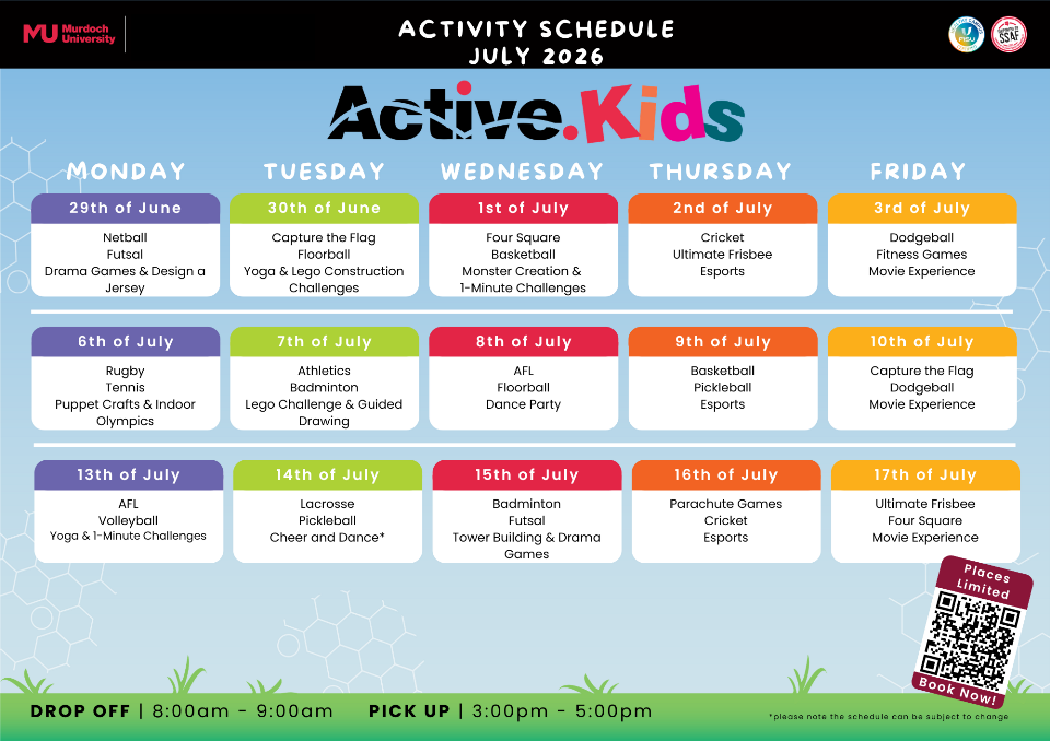 July Schedule