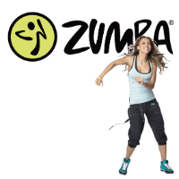 Woman doing the ZUMBA