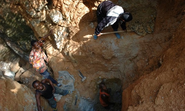 A mine in the DRC