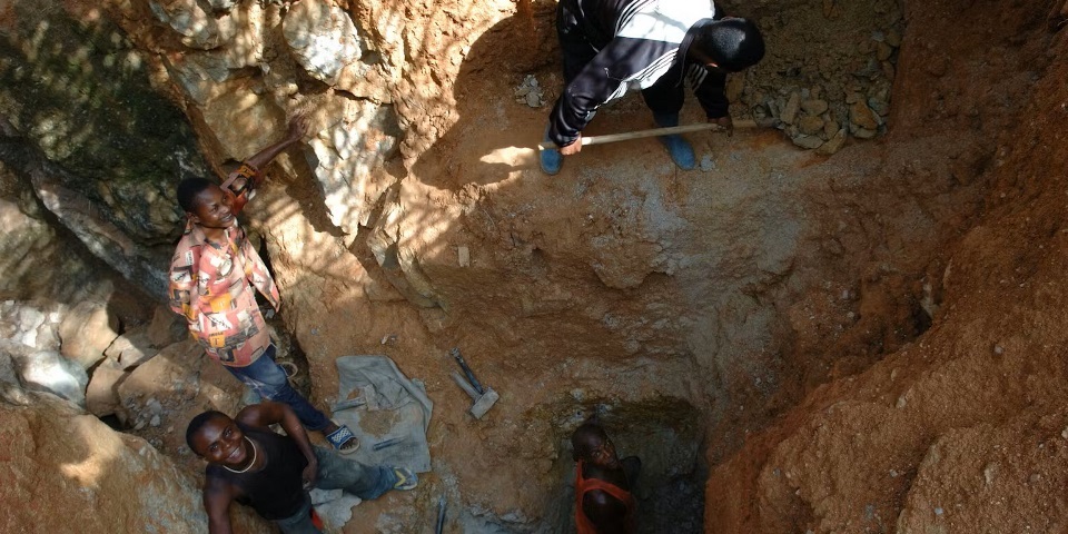 A mine in the DRC
