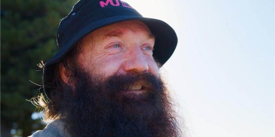 Dr Alan Cottingham looking into the distance