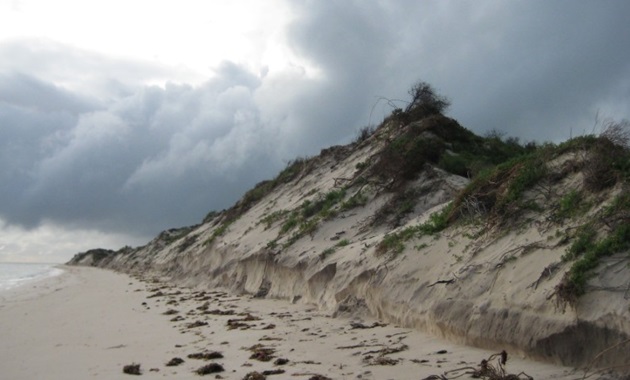 Coastal erosion at Jurien Bay