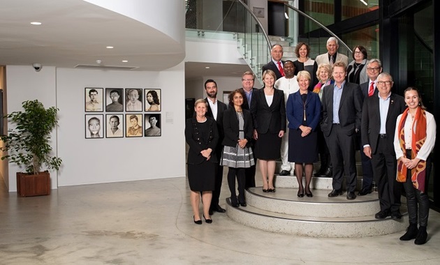 Murdoch University's new Vice Chancellor's External Advisory Board met for the first time at the Murdoch Art Gallery.