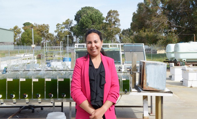 Houda Ennaceri at Algae R&D Centre