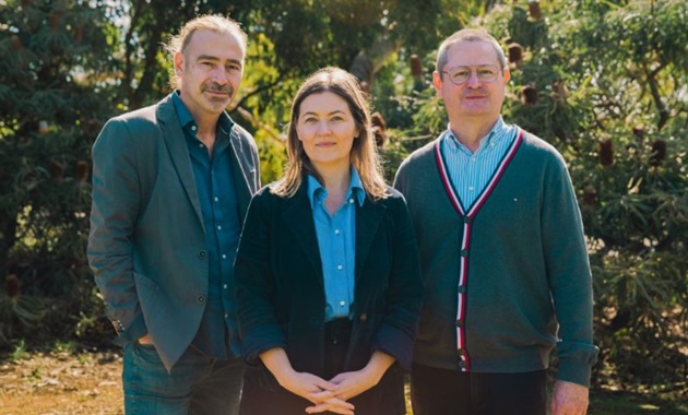 L-R: Martin Brueckner, Pro Vice Chancellor Sustainability, Siobhan McCarthy Sustainability Lead Strategy and Performance, and Kelly Smith, Pro Vice Chancellor International who worked together to support the signing of the CANIE Accord.
