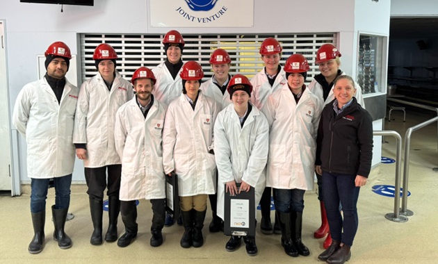 Meat judging students