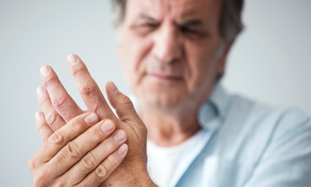 Painful arthritis in hands