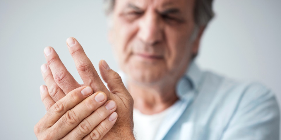 Painful arthritis in hands