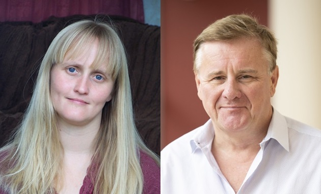 Professor Elaine Holmes and Professor Jeremy Nicholson side by side profile photos