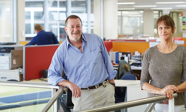 Professors Steve Wilton AO and Sue Fletcher AO