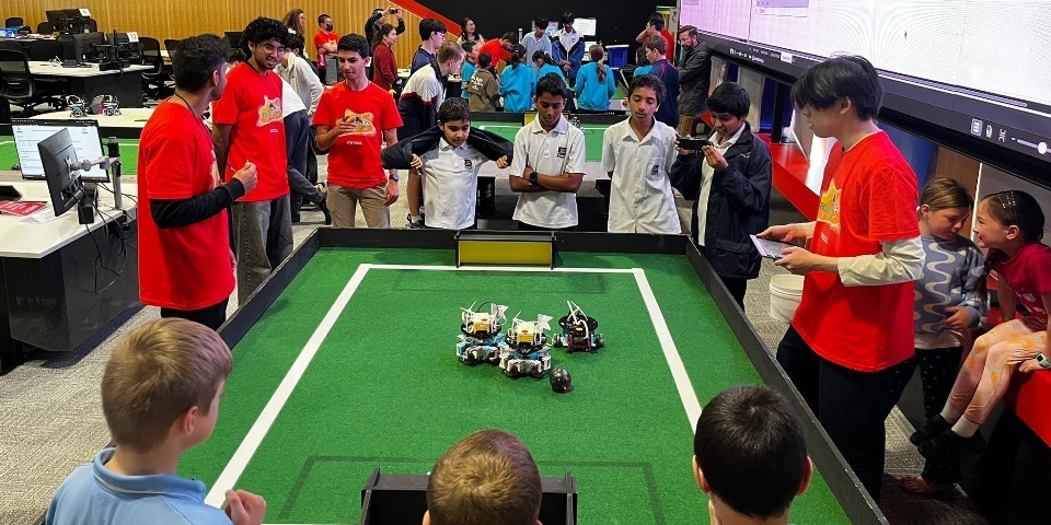 Participants enjoy the RoboCup Junior State Event at Murdoch University