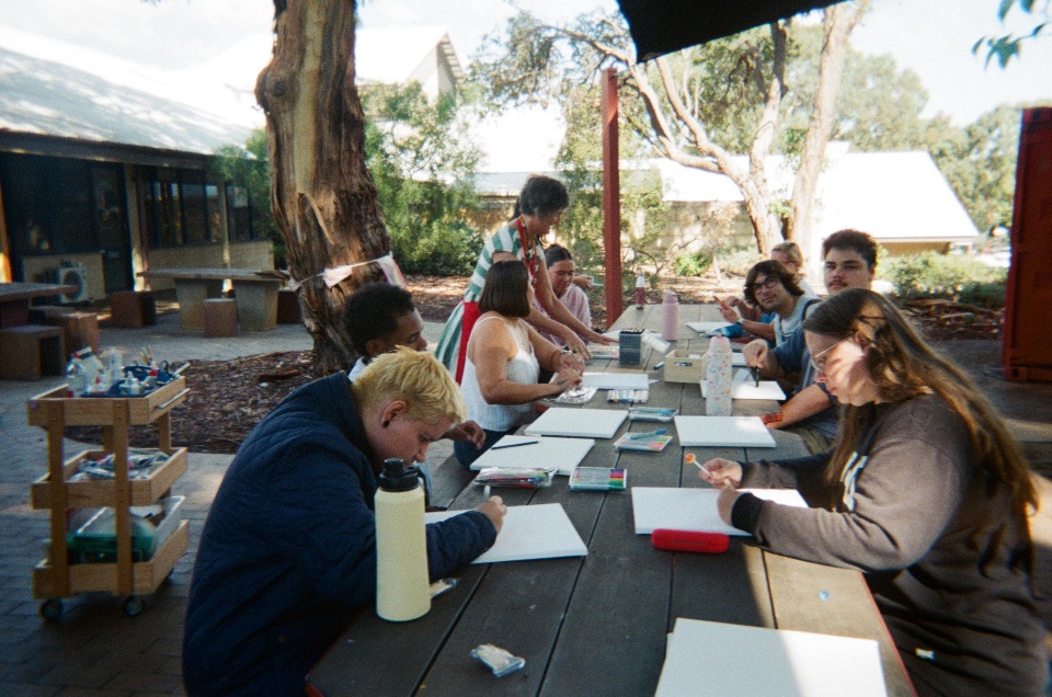 Taleesha_2 Craft sessions at Kulbardi Aboriginal Centre