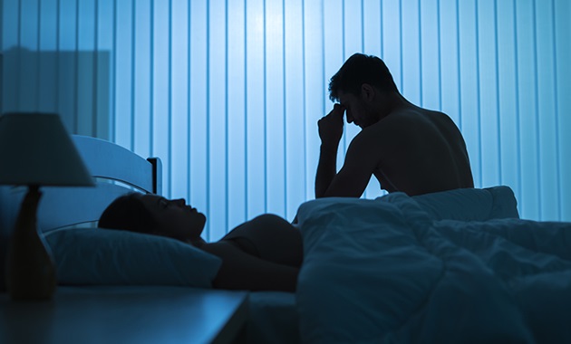 Couple in bedroom