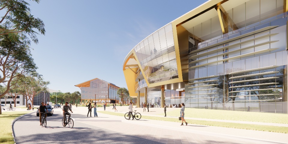 Unprecedented $100m gift to transform veterinary research and education Artists impression of the new vet school