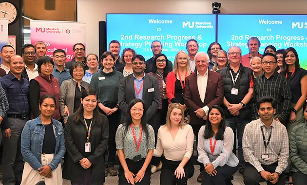 Group photo of researchers