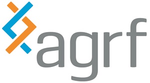 AGRF logo text and DNA image