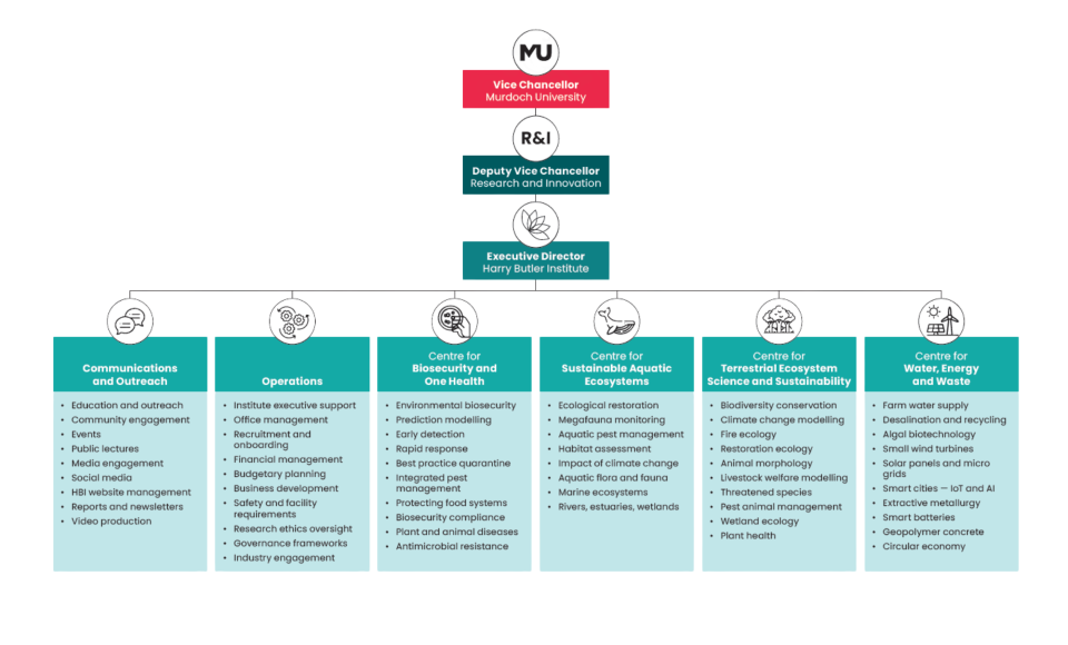Governance model for the Harry Butler Institute