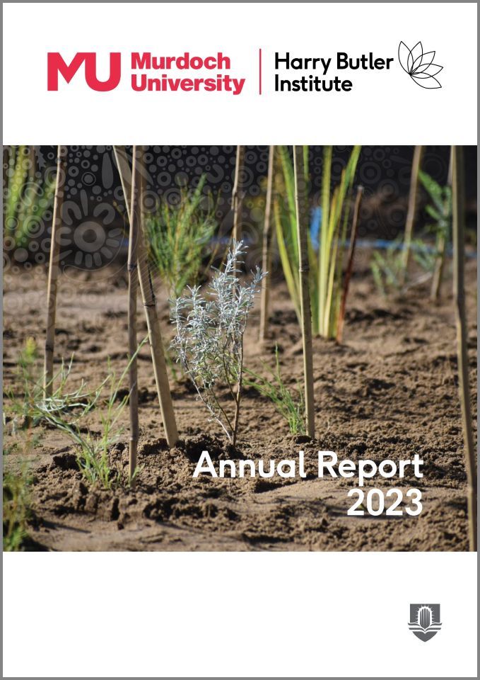 HBI Annual Report 2023 Cover image featuring revetation